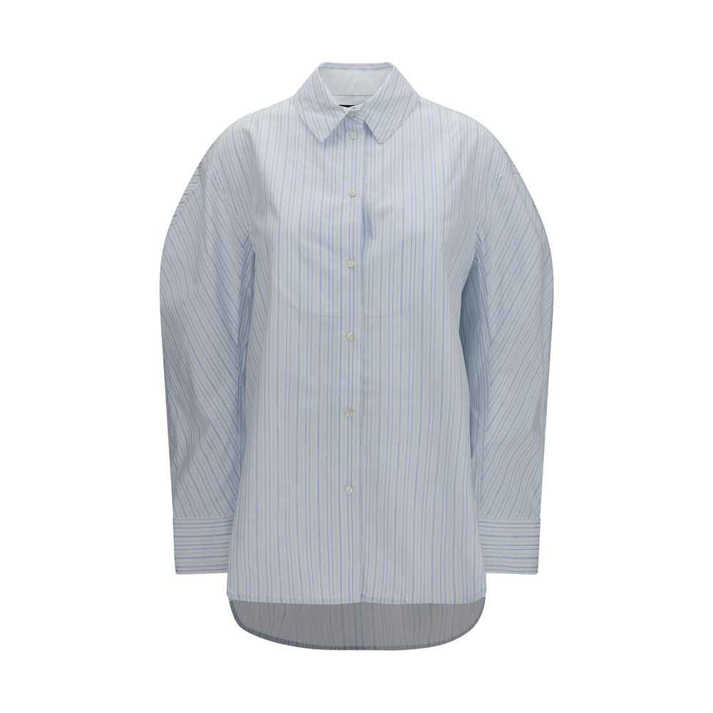 Jacquemus Blue Cotton Dress Shirt