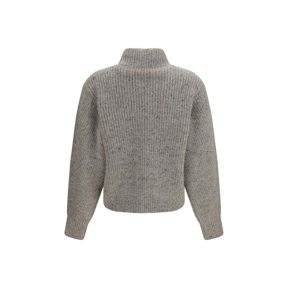 Fabiana Filippi Gray Wool Oves Aries Sweatshirt