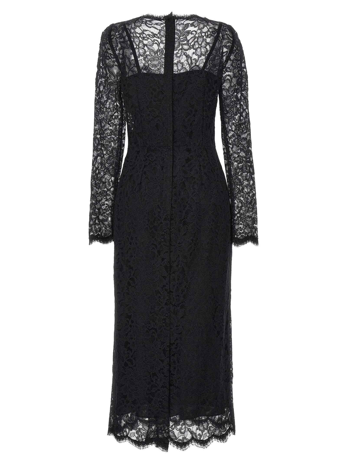 Dolce & Gabbana Black Polyamide Casual Dress