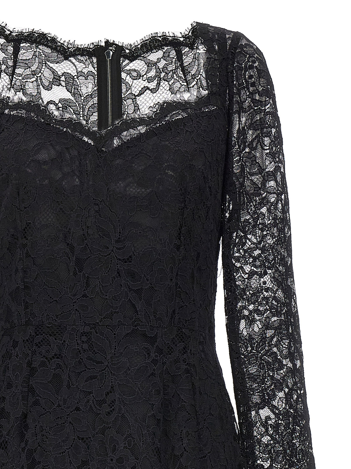 Dolce & Gabbana Black Polyamide Casual Dress