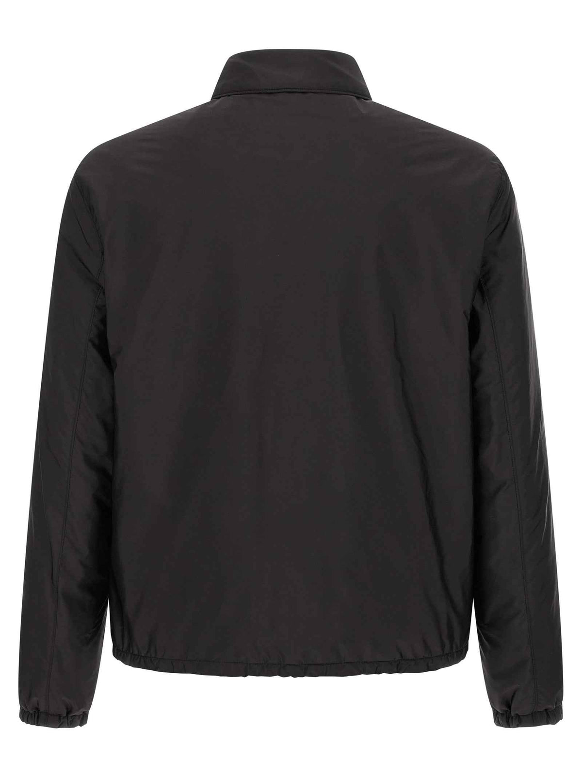 Prada Black Recycled Polyamide Full-Length Jacket