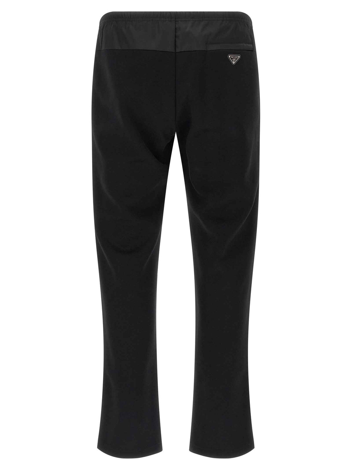 Prada Black Cotton Joggers (Workout Pants)
