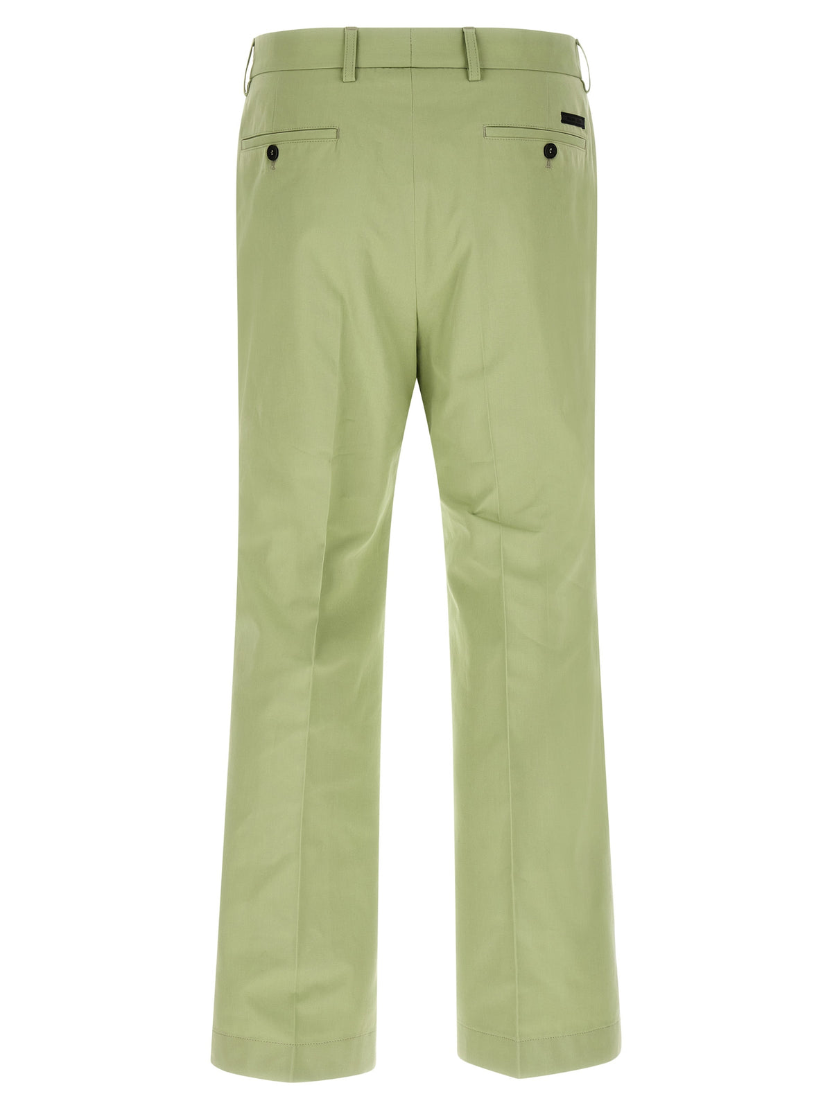 Prada Bicolor Cotton Casual Pants