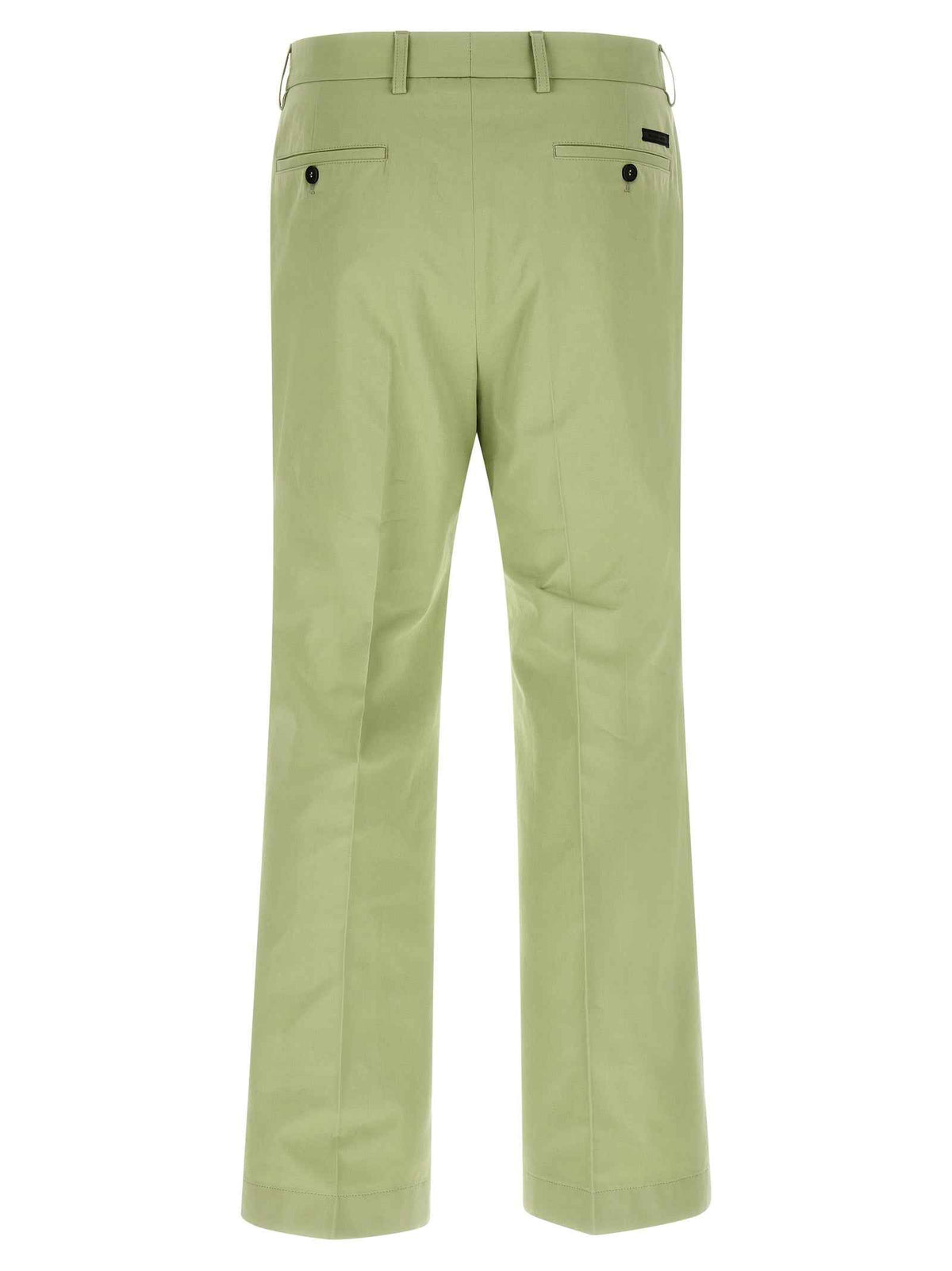 Prada Bicolor Cotton Casual Pants