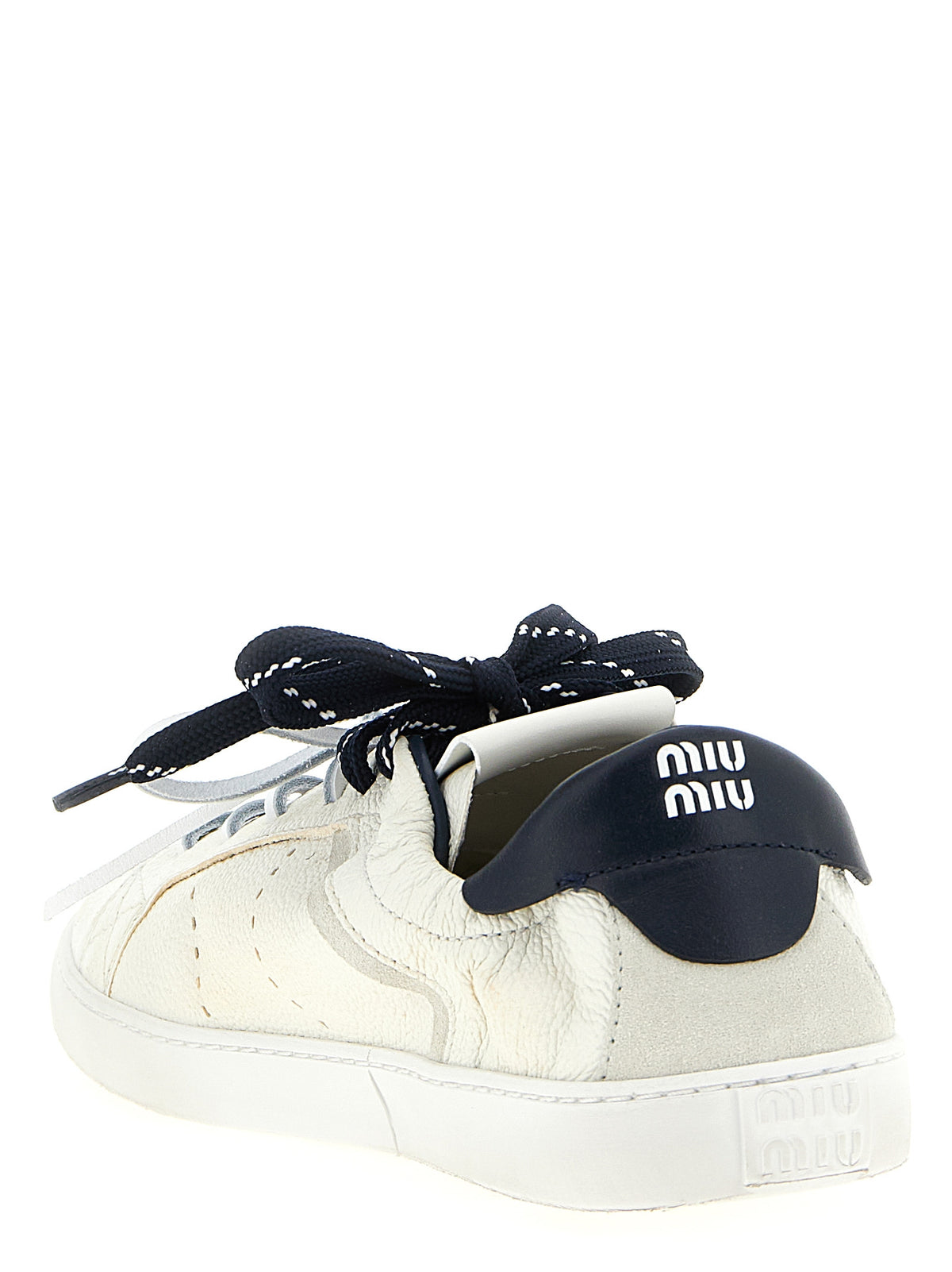 Miu Miu Blue Calfskin Sneakers