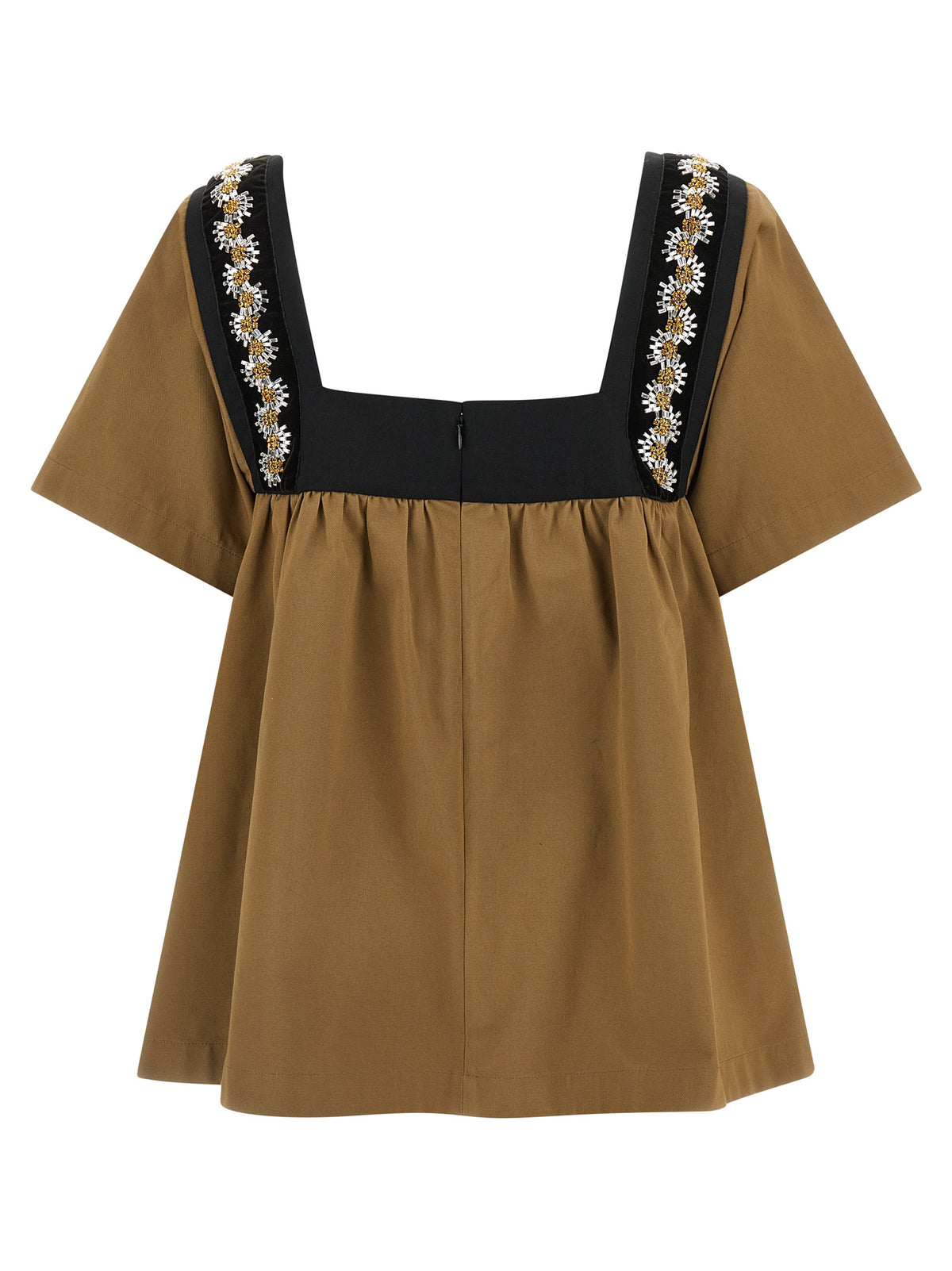 Prada Beige Cotton Blouse