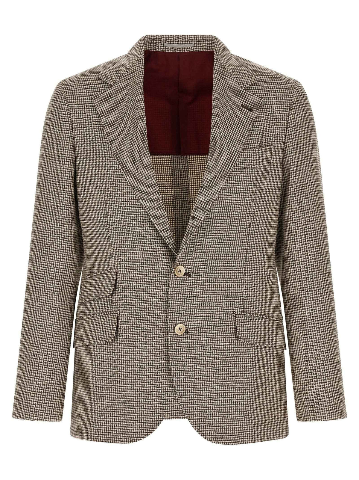 Brunello Cucinelli Gray Wool Blazer