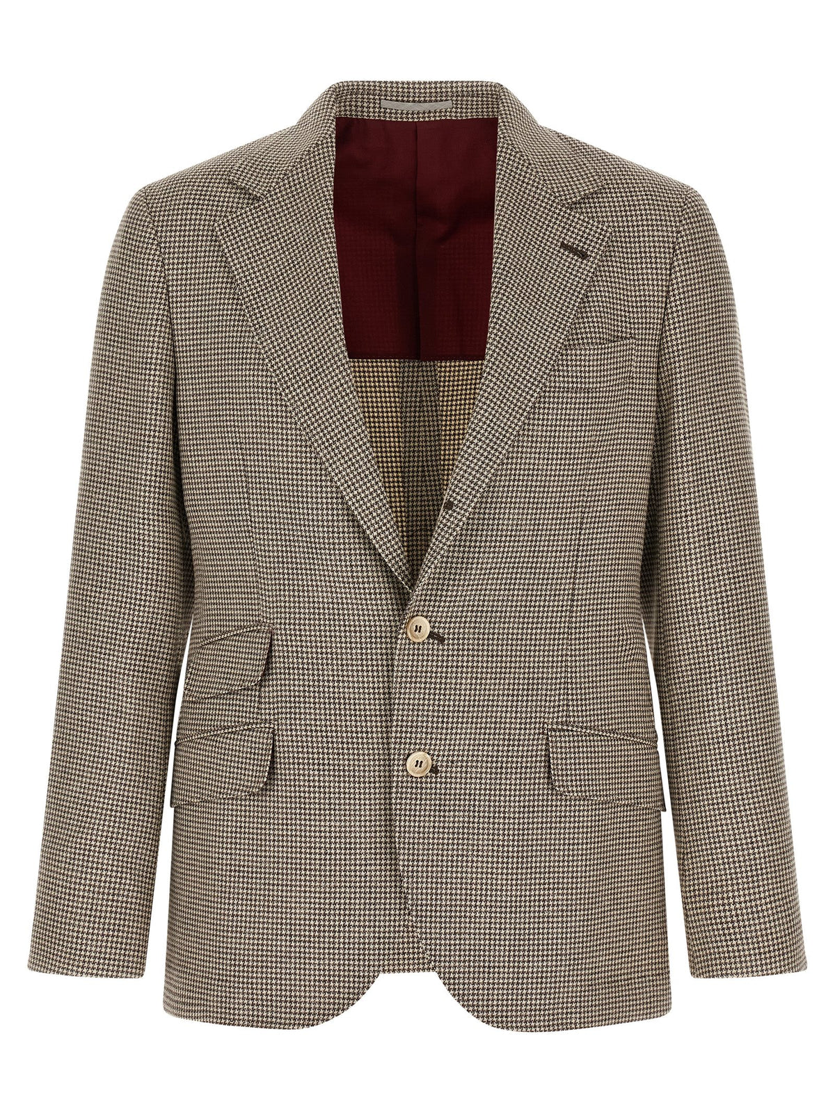 Brunello Cucinelli Gray Wool Blazer