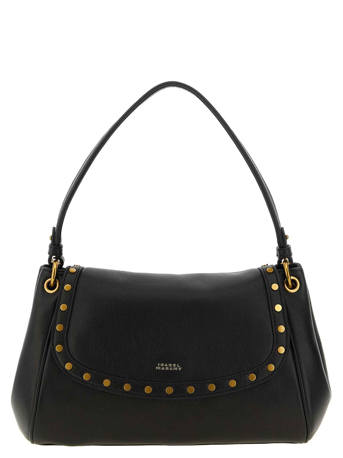Isabel Marant Black Lamb Leather Shoulder Bag