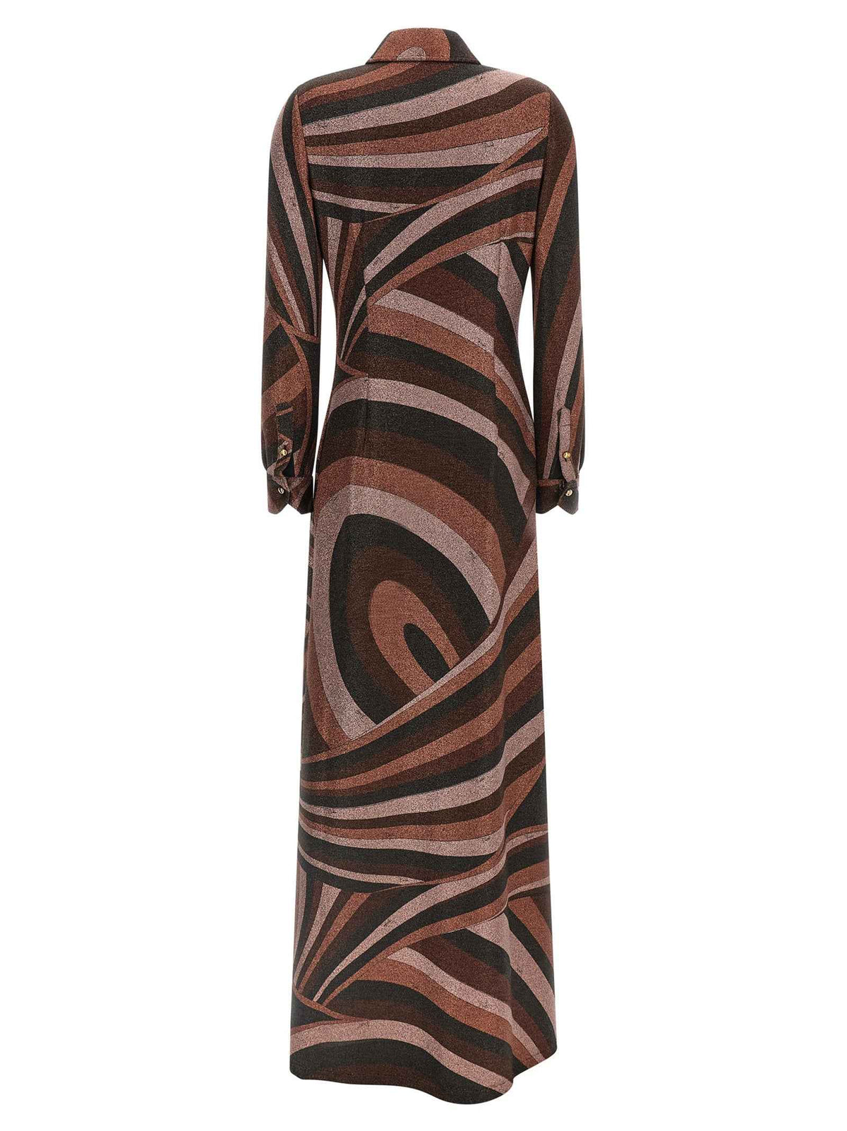 Emilio Pucci Bordeaux Polyamide Long Dress