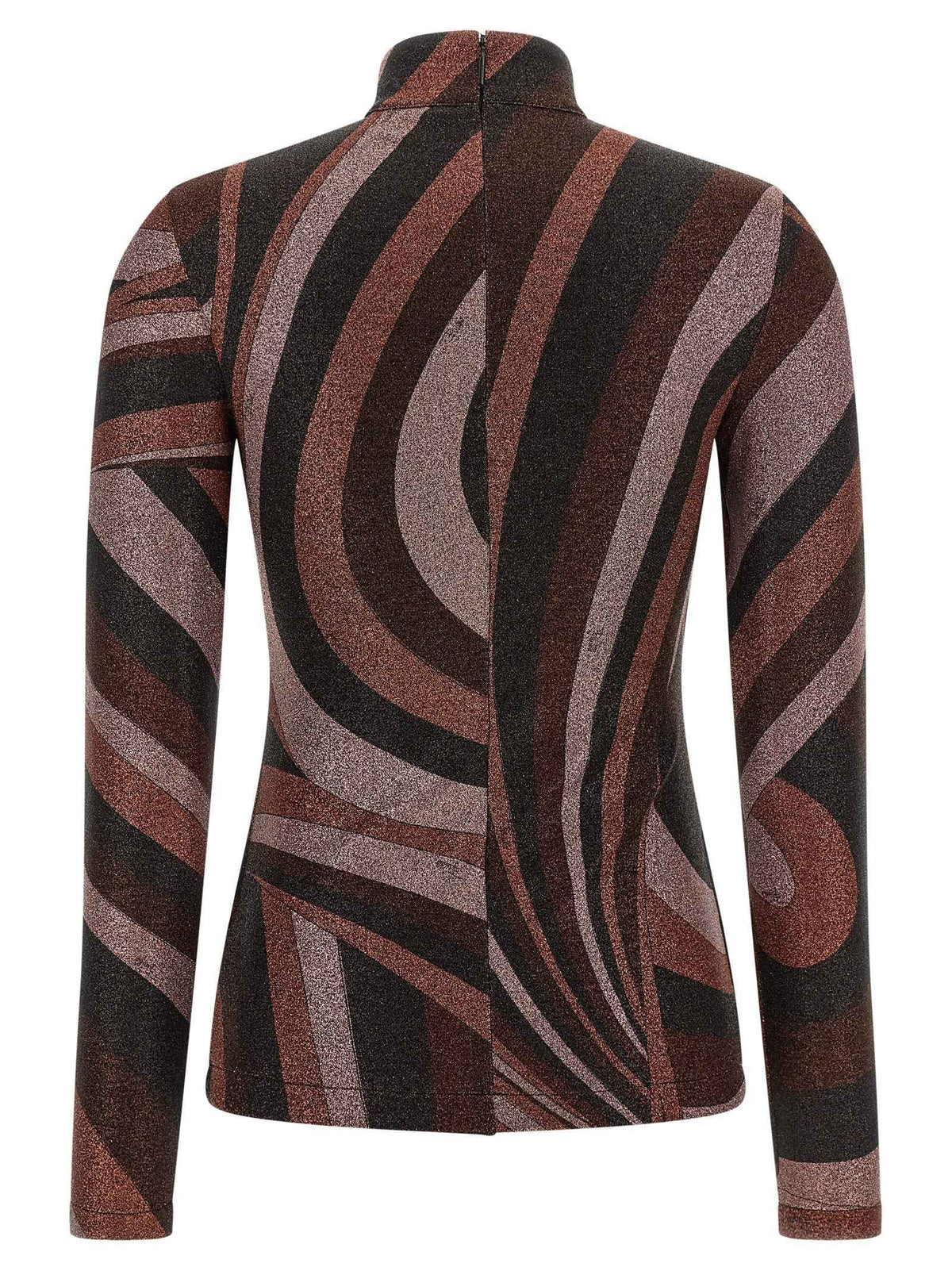 Emilio Pucci Bordeaux Polyamide Cardigan