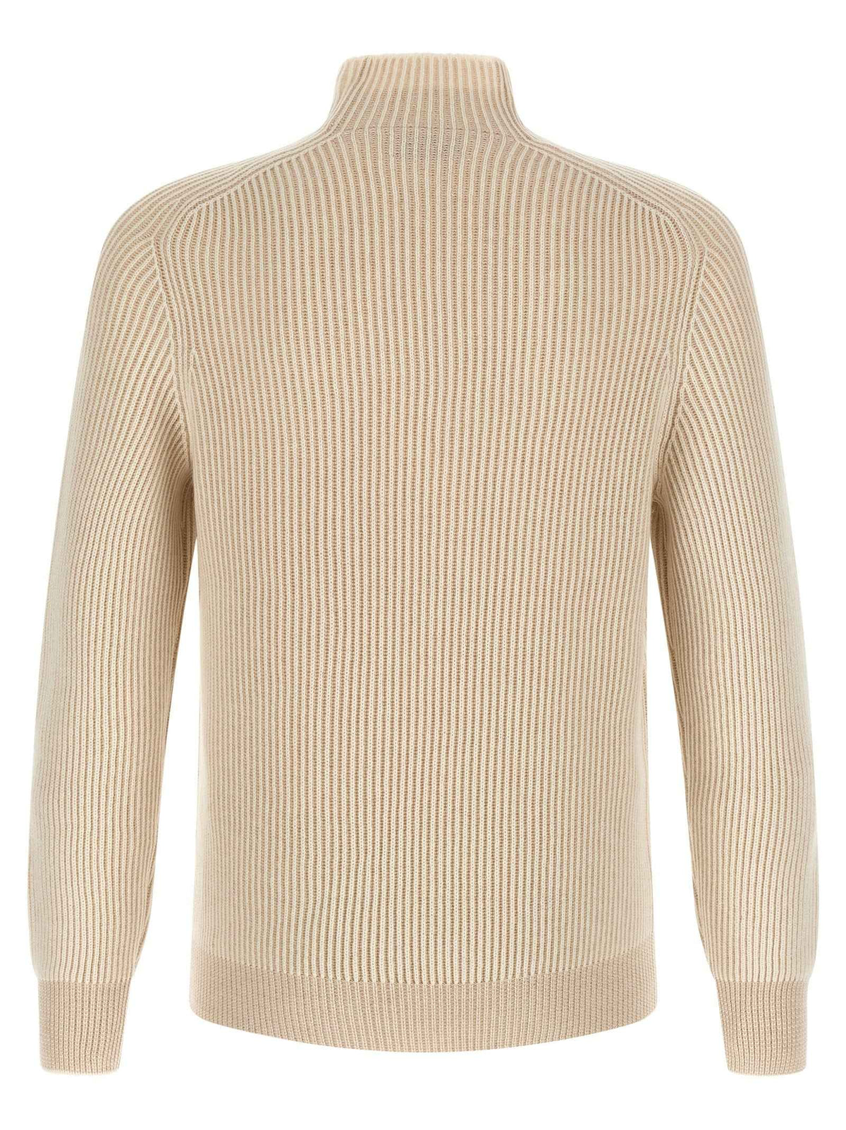 Brunello Cucinelli Beige Cashmere Cardigan