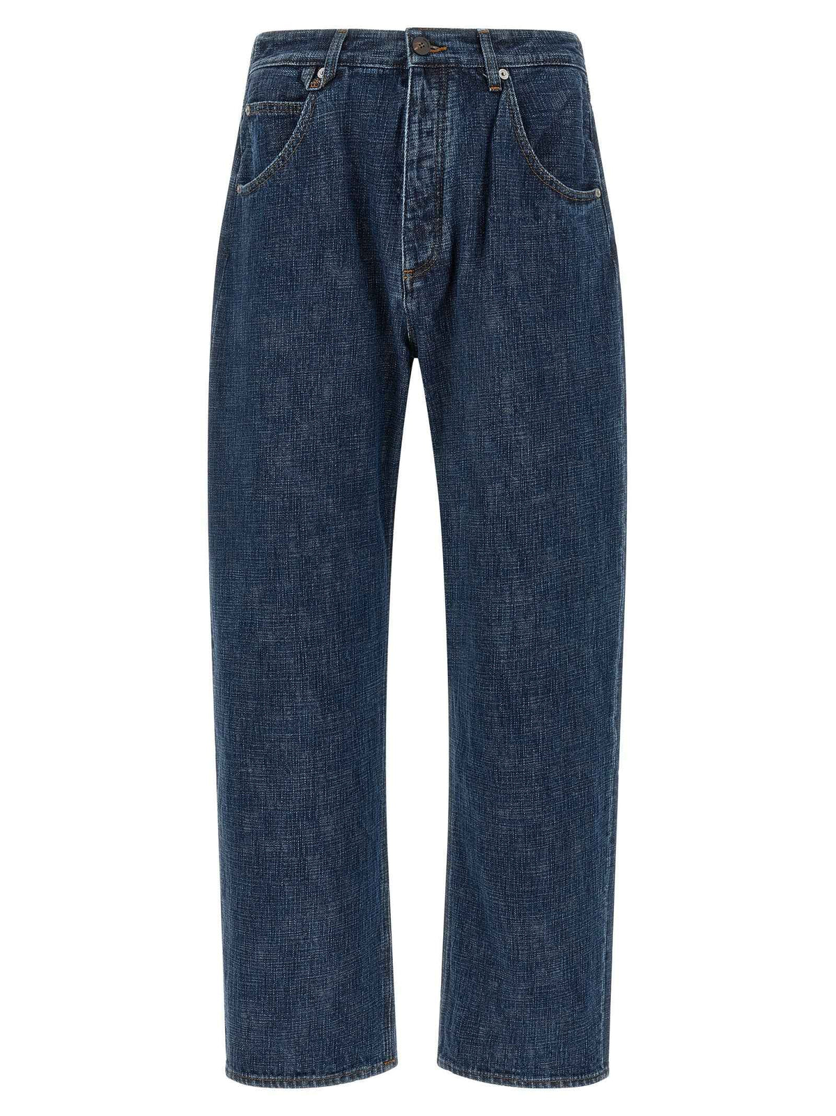 Jacquemus Blue Organic Cotton Relaxed Fit Jeans