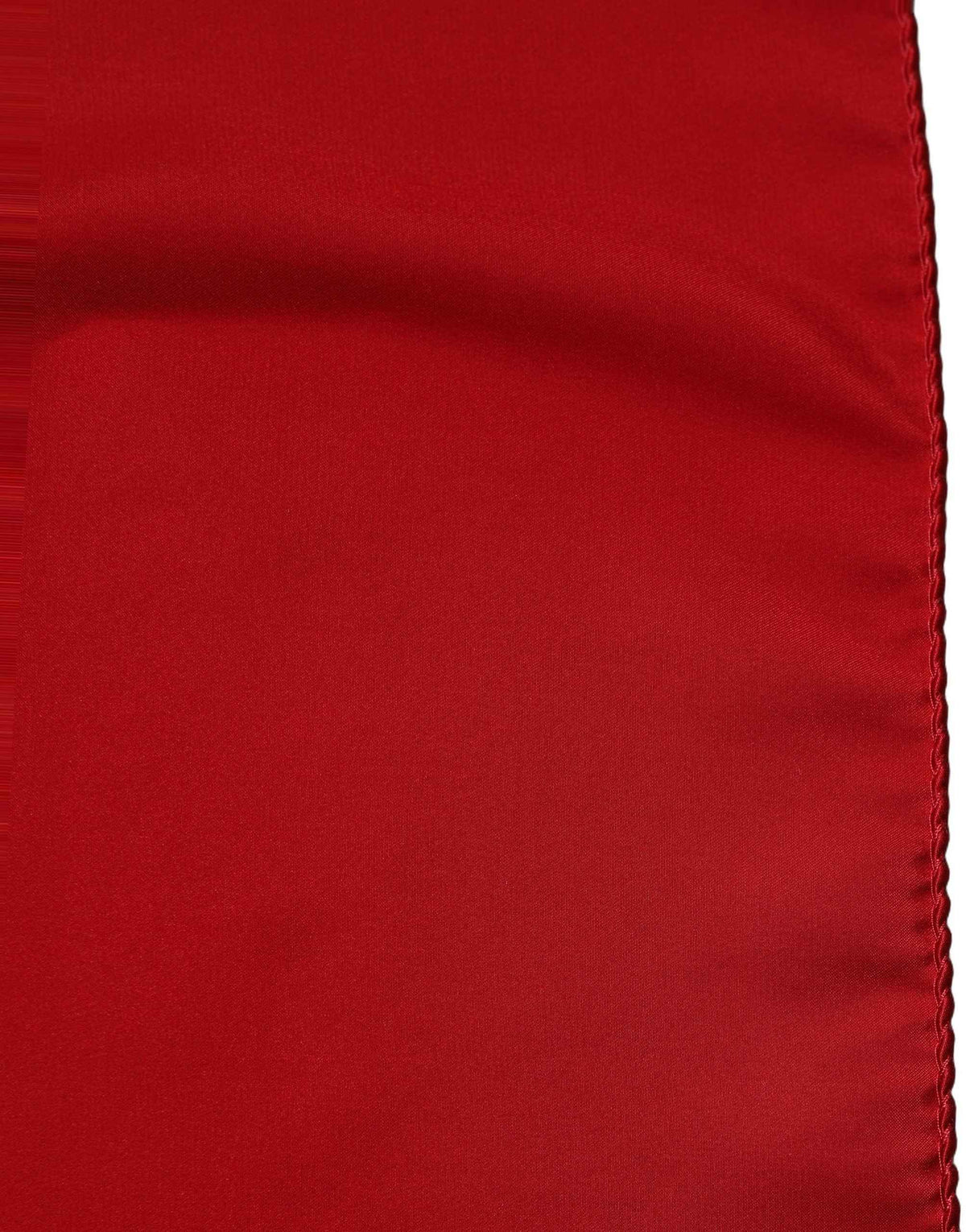 Dolce & Gabbana Red Satin Silk Foulard Handkerchief Scarf