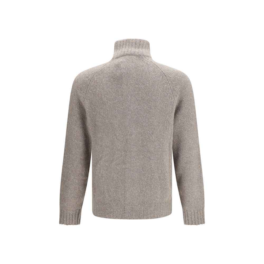 Brunello Cucinelli Gray Wool Oves Aries Cardigan