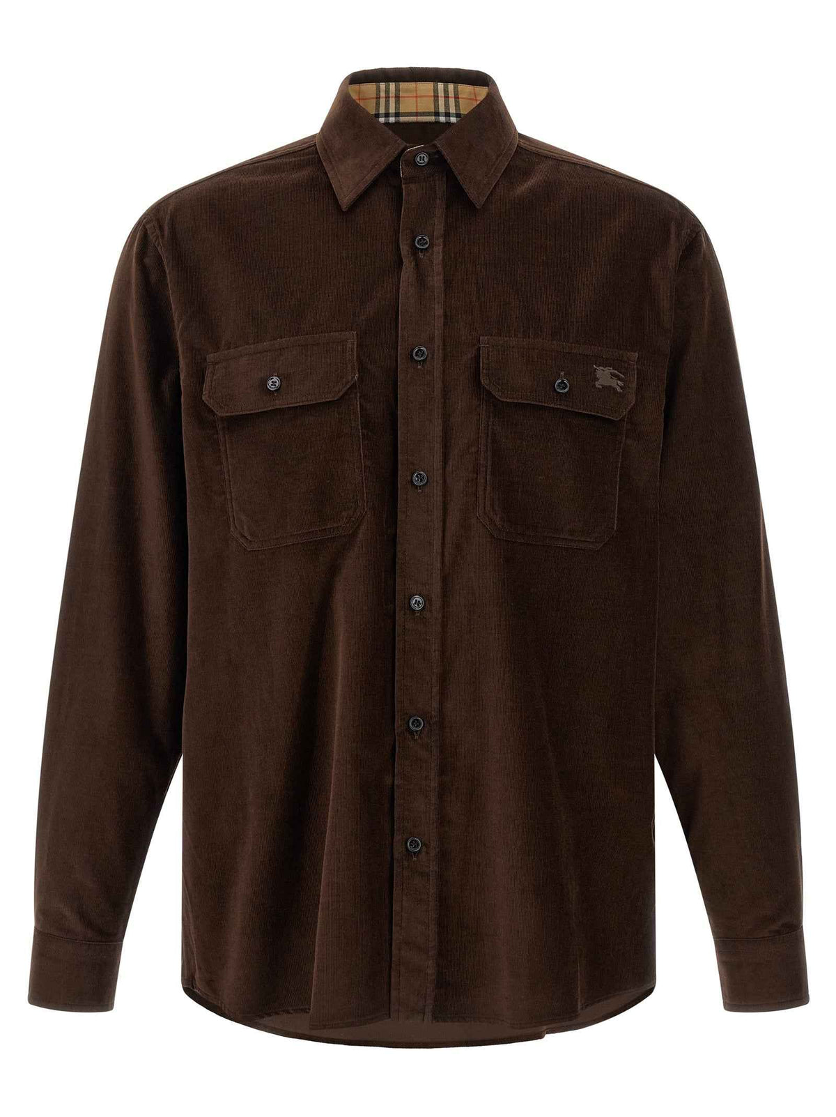 Burberry Brown Cotton Blouse