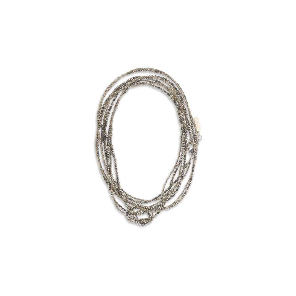 Brunello Cucinelli Brown Silver Bracelet