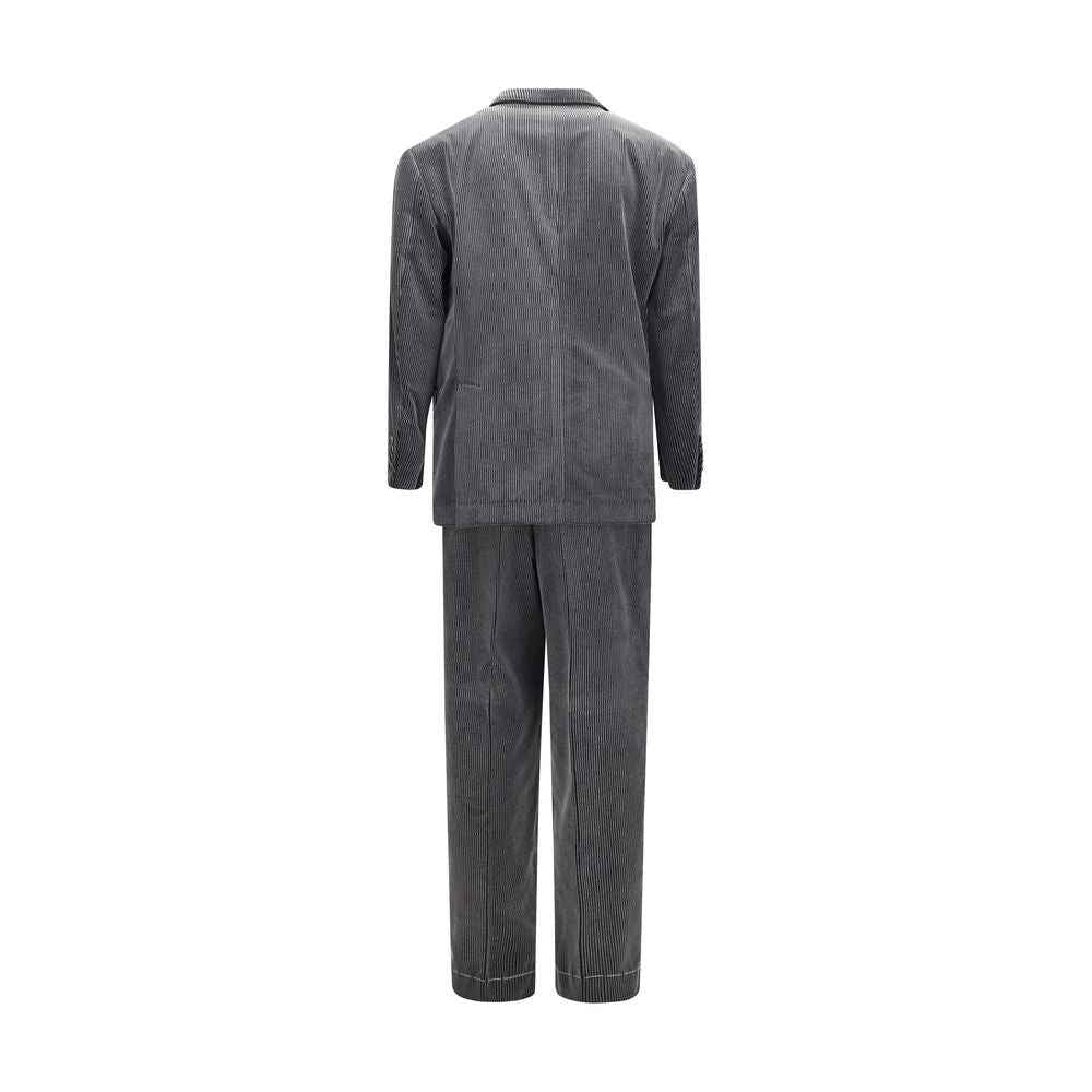 Brunello Cucinelli Gray Cotton Suit