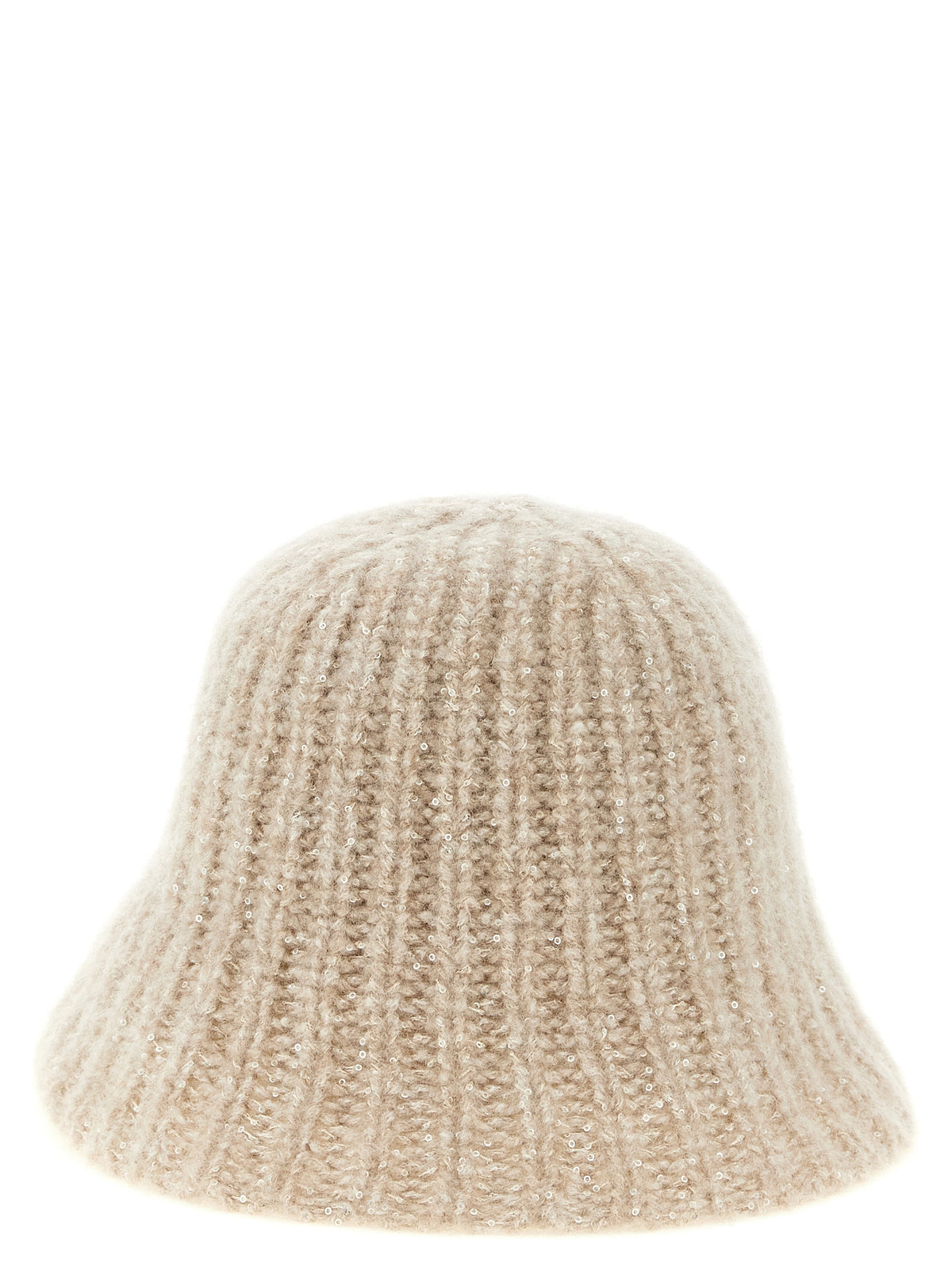 Brunello Cucinelli Beige Cashmere Bucket Hat