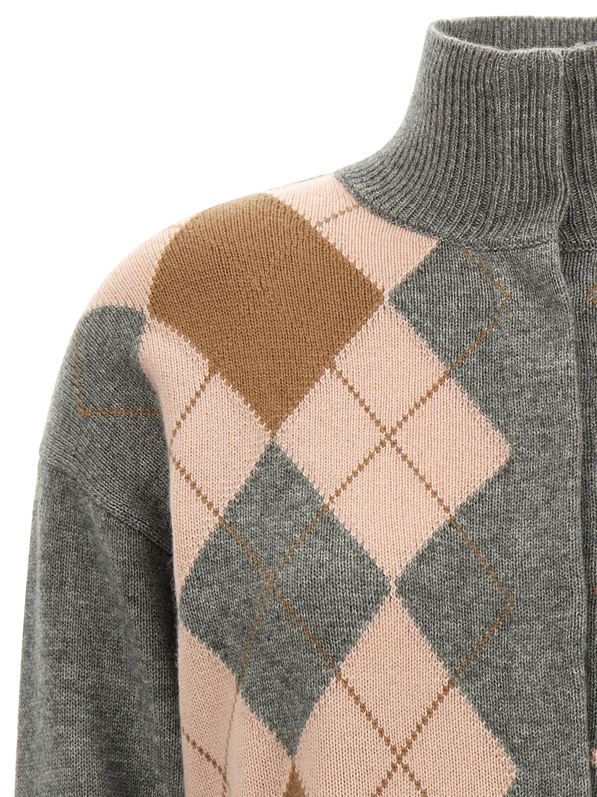 Max Mara Gray Wool Cardigan