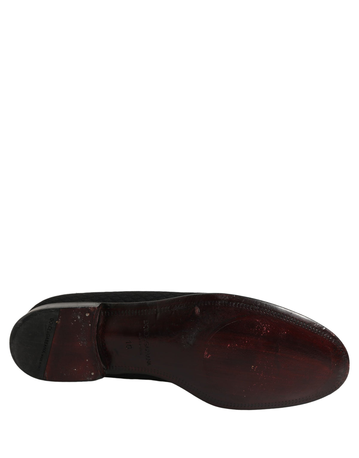 Dolce & Gabbana Black Suede Cross Slip On Men Loafers Shoes