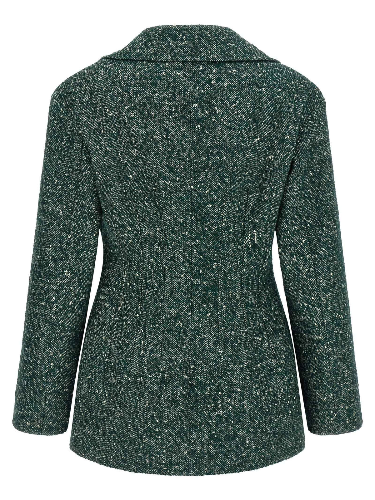 Max Mara Bicolor Virgin Wool Blazer