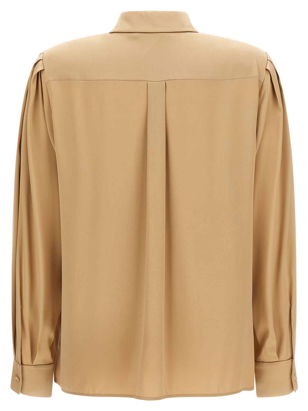 Max Mara Beige Silk Blouse