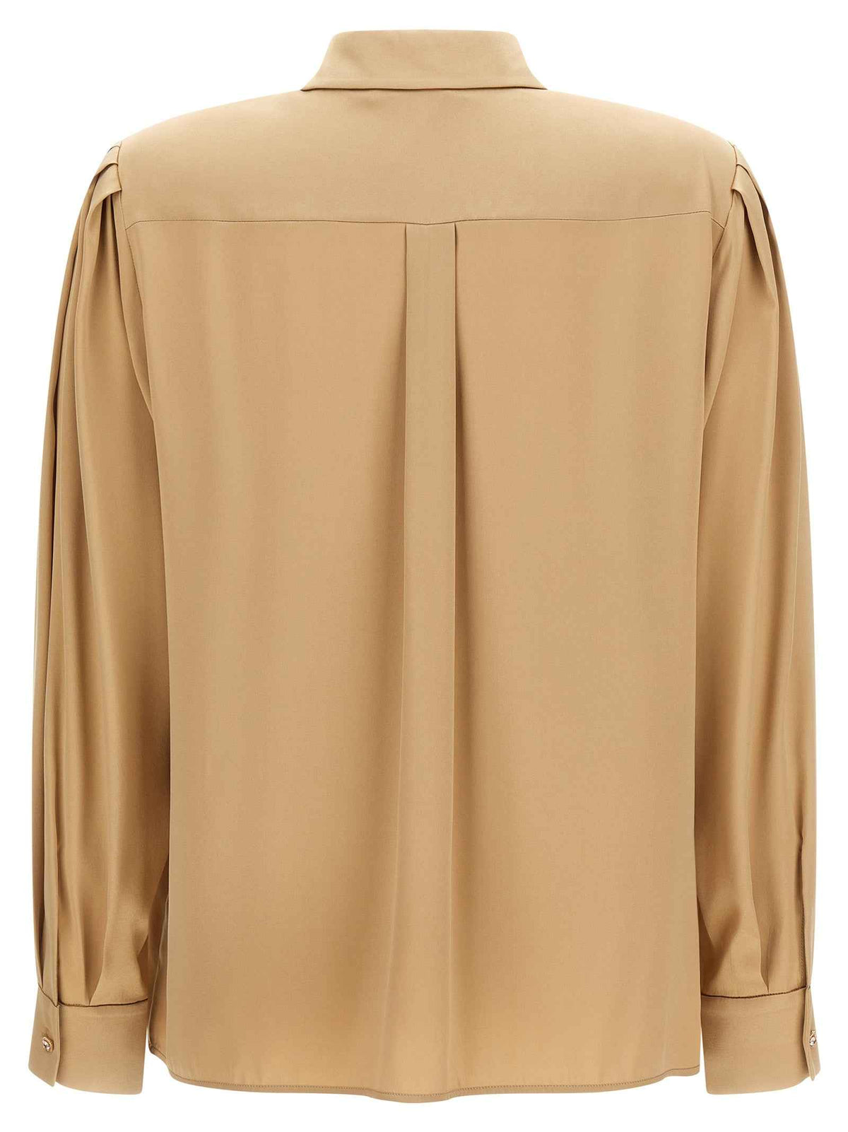 Max Mara Beige Silk Blouse