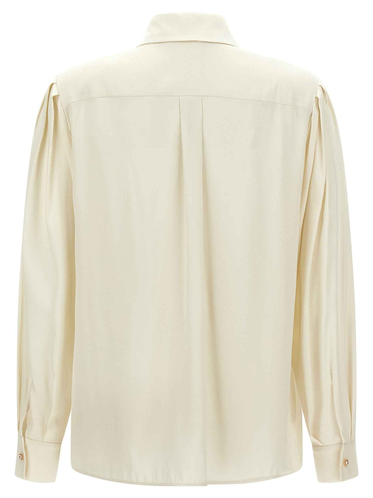 Max Mara White Silk Blouse