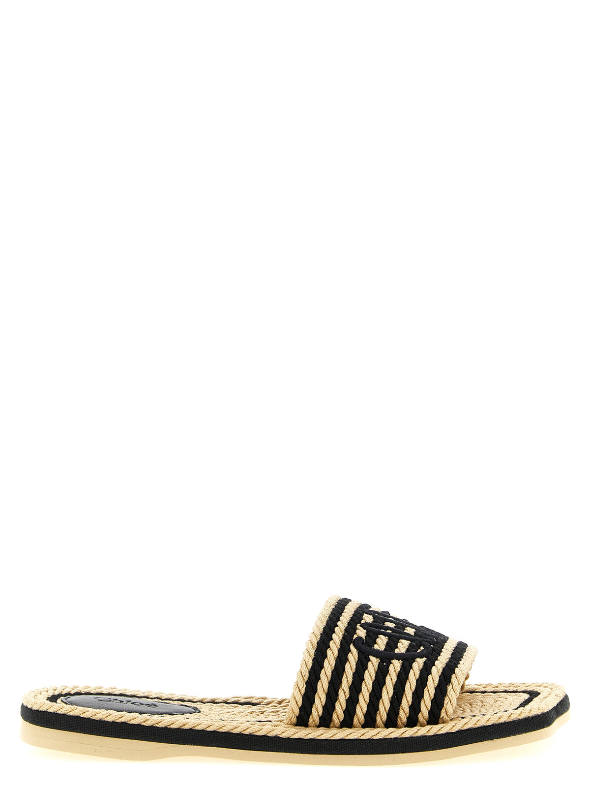 Chloé Multicolor Cotton Slides