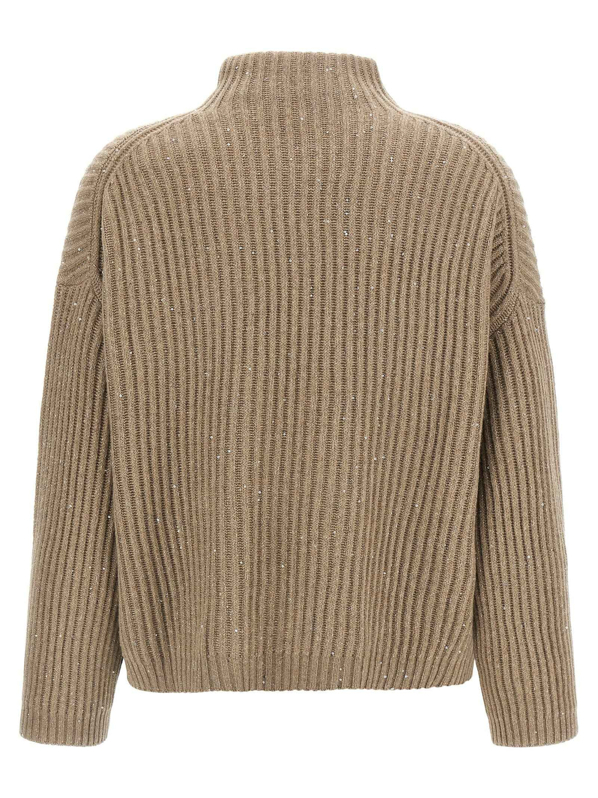 Brunello Cucinelli Beige Cashmere Cardigan