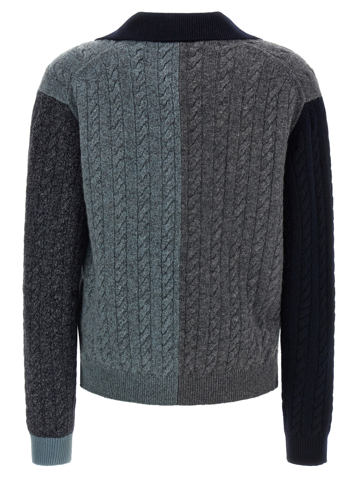 Ferragamo Multicolor Virgin Wool Cardigan