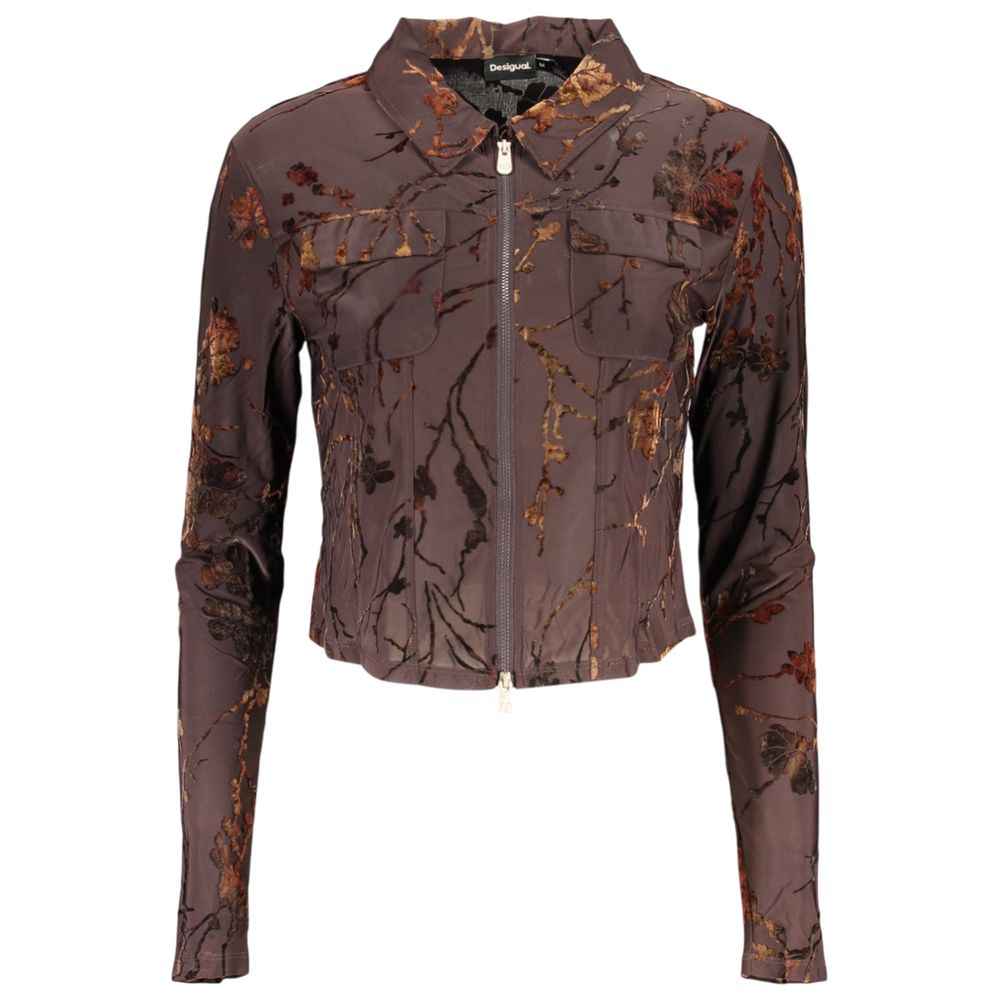 Desigual Brown Polyester Women's Sweater