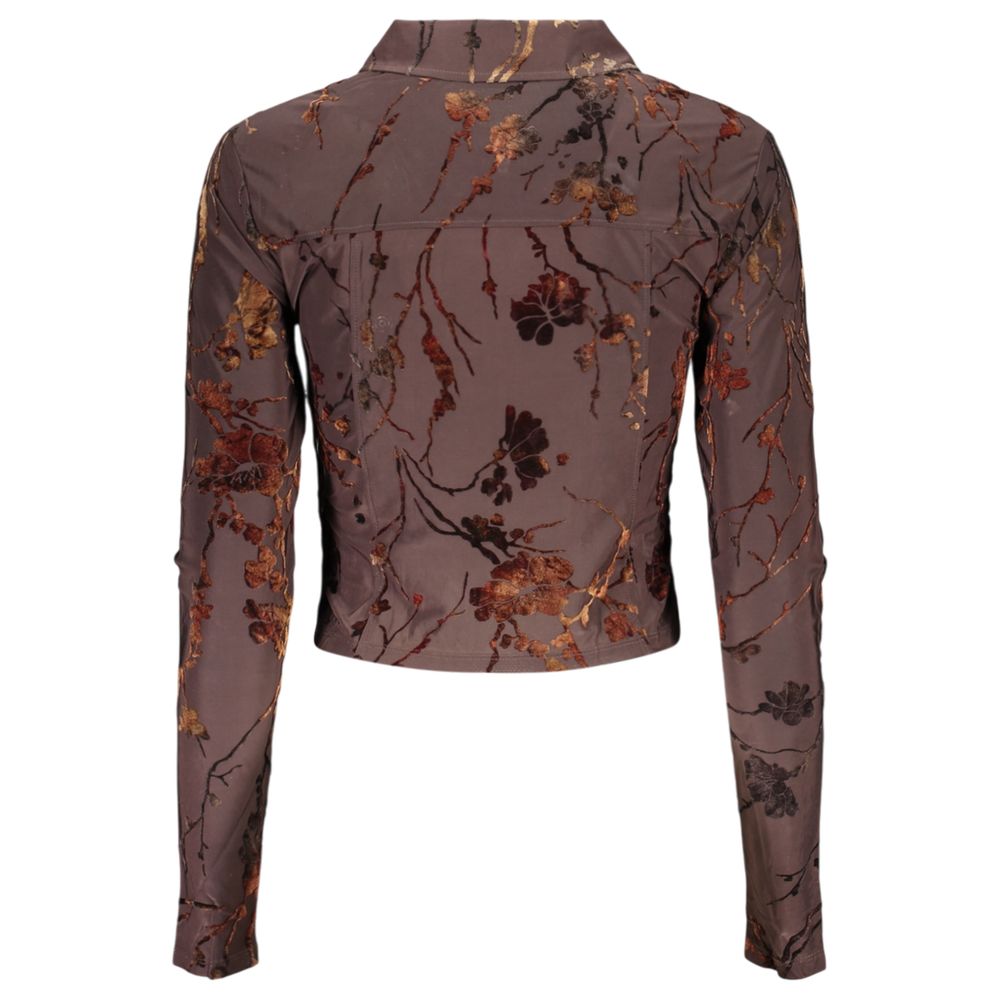 Desigual Brown Polyester Women's Sweater