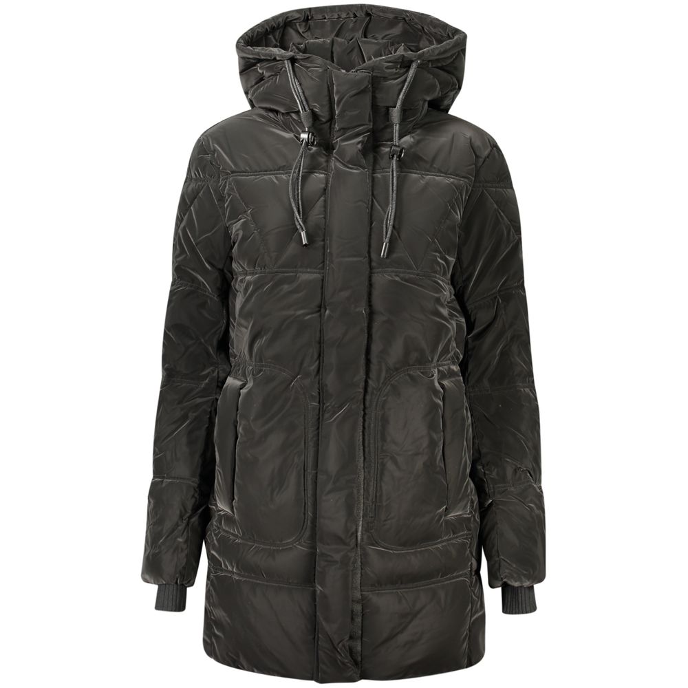 Desigual Black Polyurethane Women's Jacket