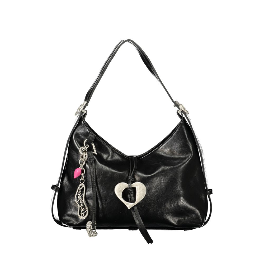 Desigual Nero Polyurethane Women's Bag With Adjustable Shoulder Handle