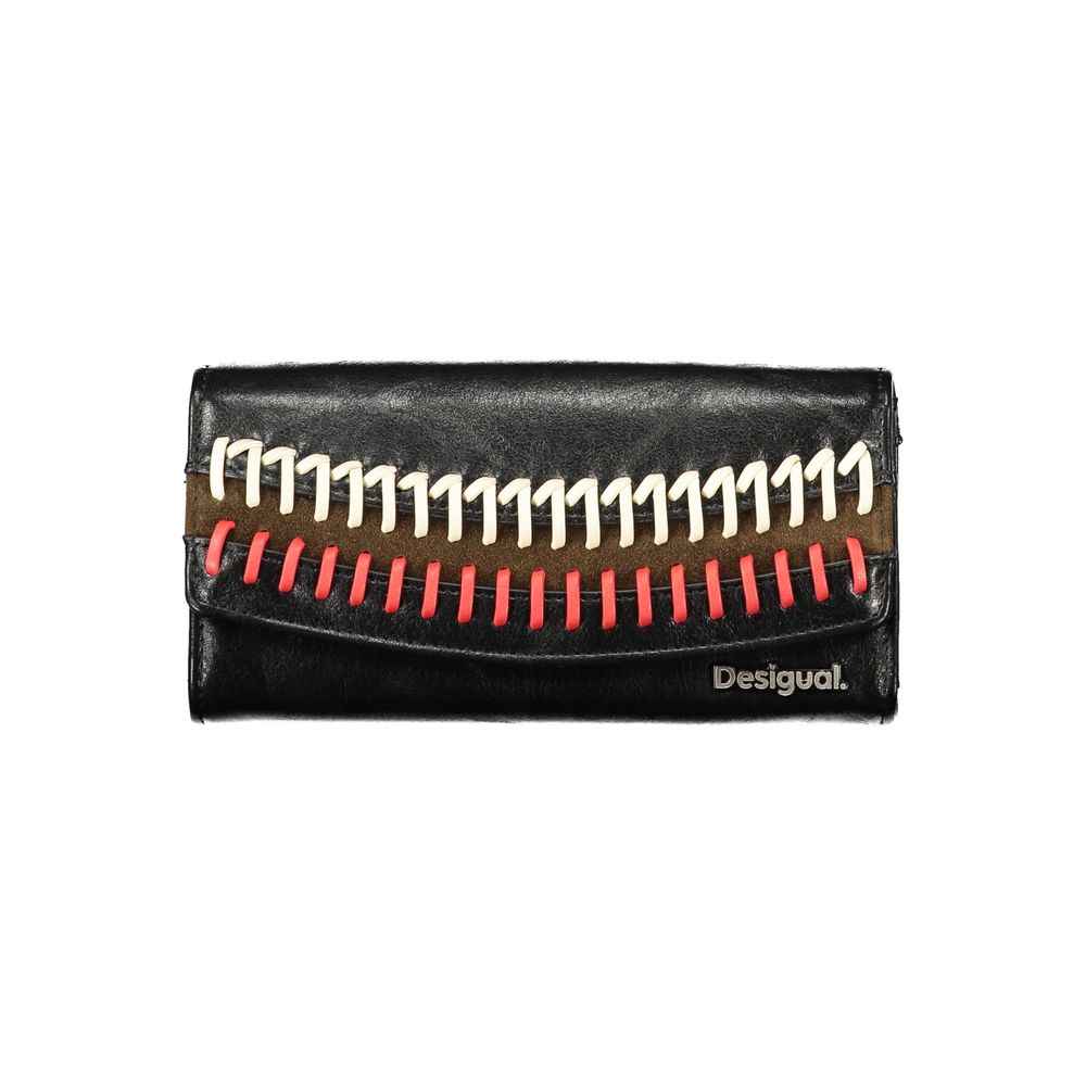 Desigual Black Polyurethane Women Wallet