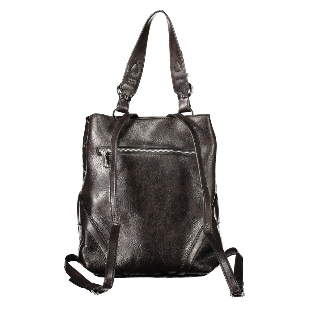 Desigual Black Polyurethane Women's Backpack