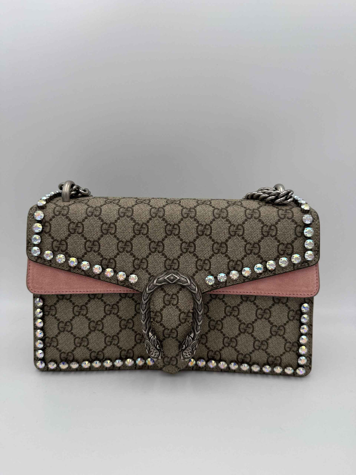 Gucci GUCCI DIONYSUS GG Supreme with Diamonds Handbag