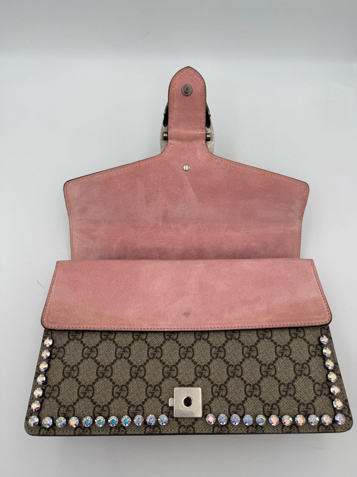 Gucci GUCCI DIONYSUS GG Supreme with Diamonds Handbag