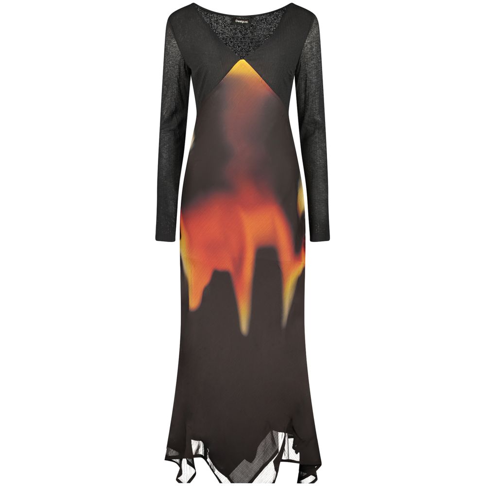 Desigual Black Polyester Women's Dress