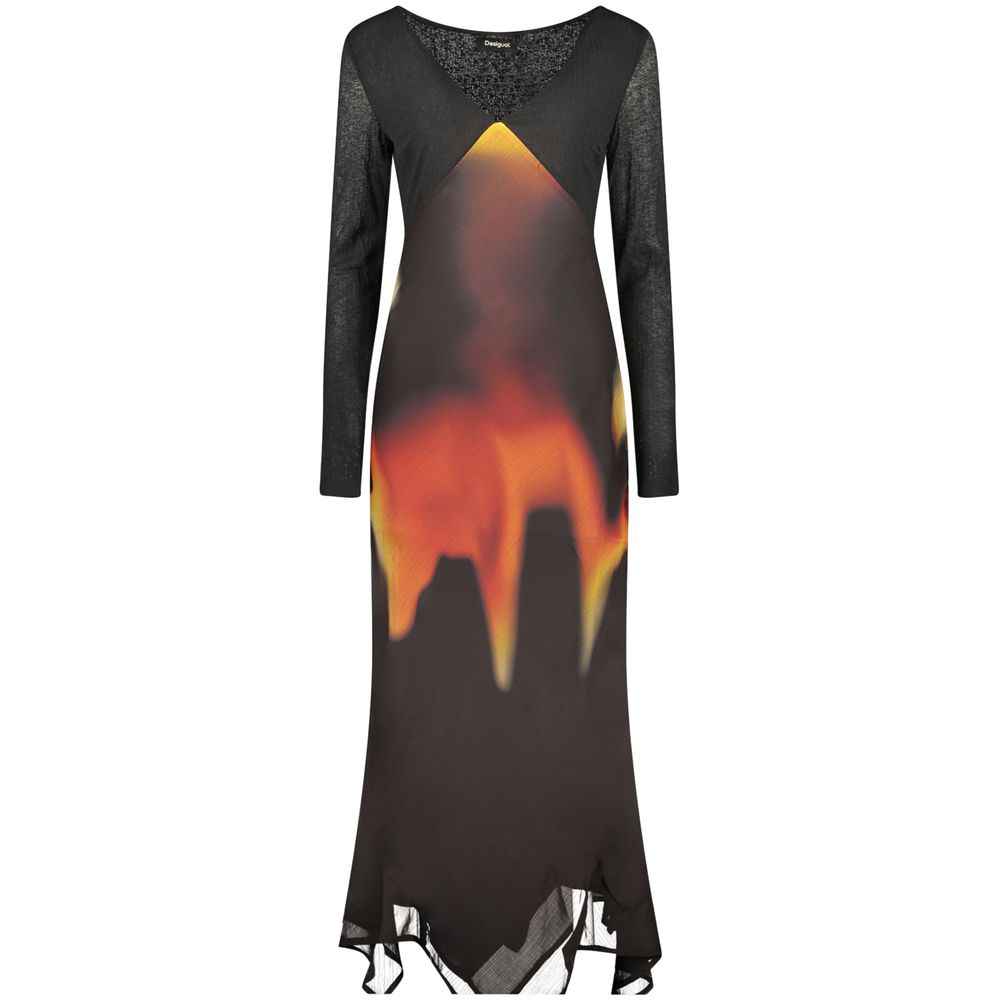 Desigual Black Polyester Women's Dress
