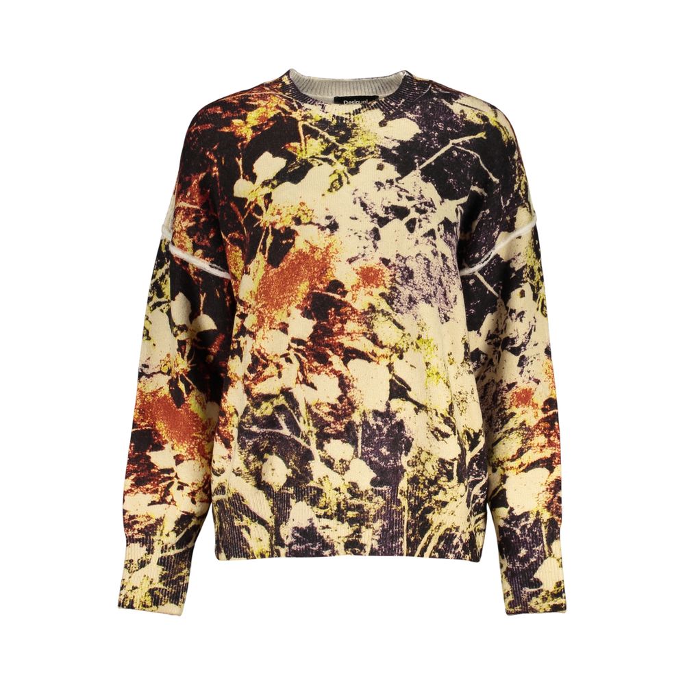 Desigual Yellow Acrylic Women's Sweater