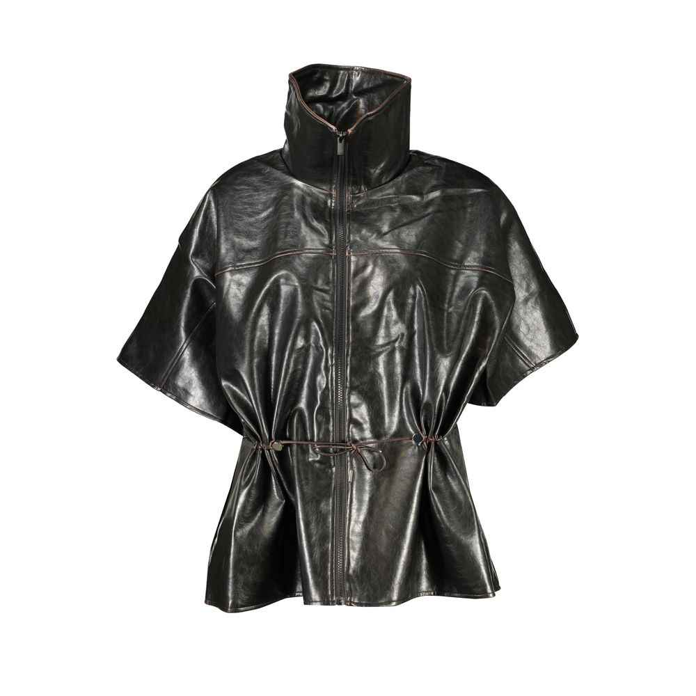 Desigual Black Polyurethane Women Sweater