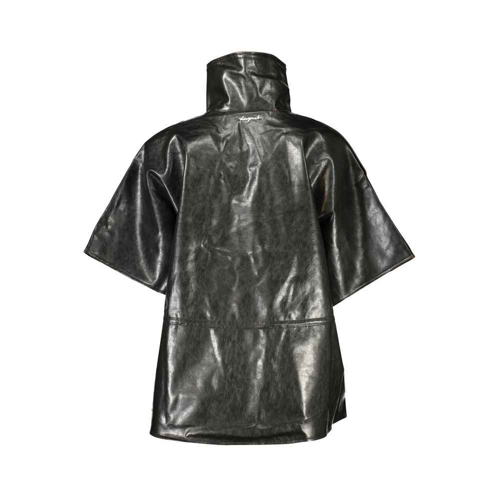 Desigual Black Polyurethane Women Sweater