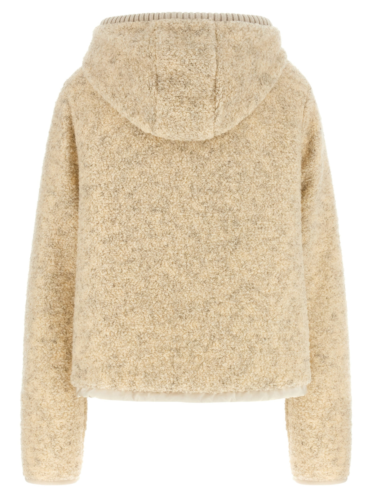 Moncler Beige Polyester Full-Length Jacket