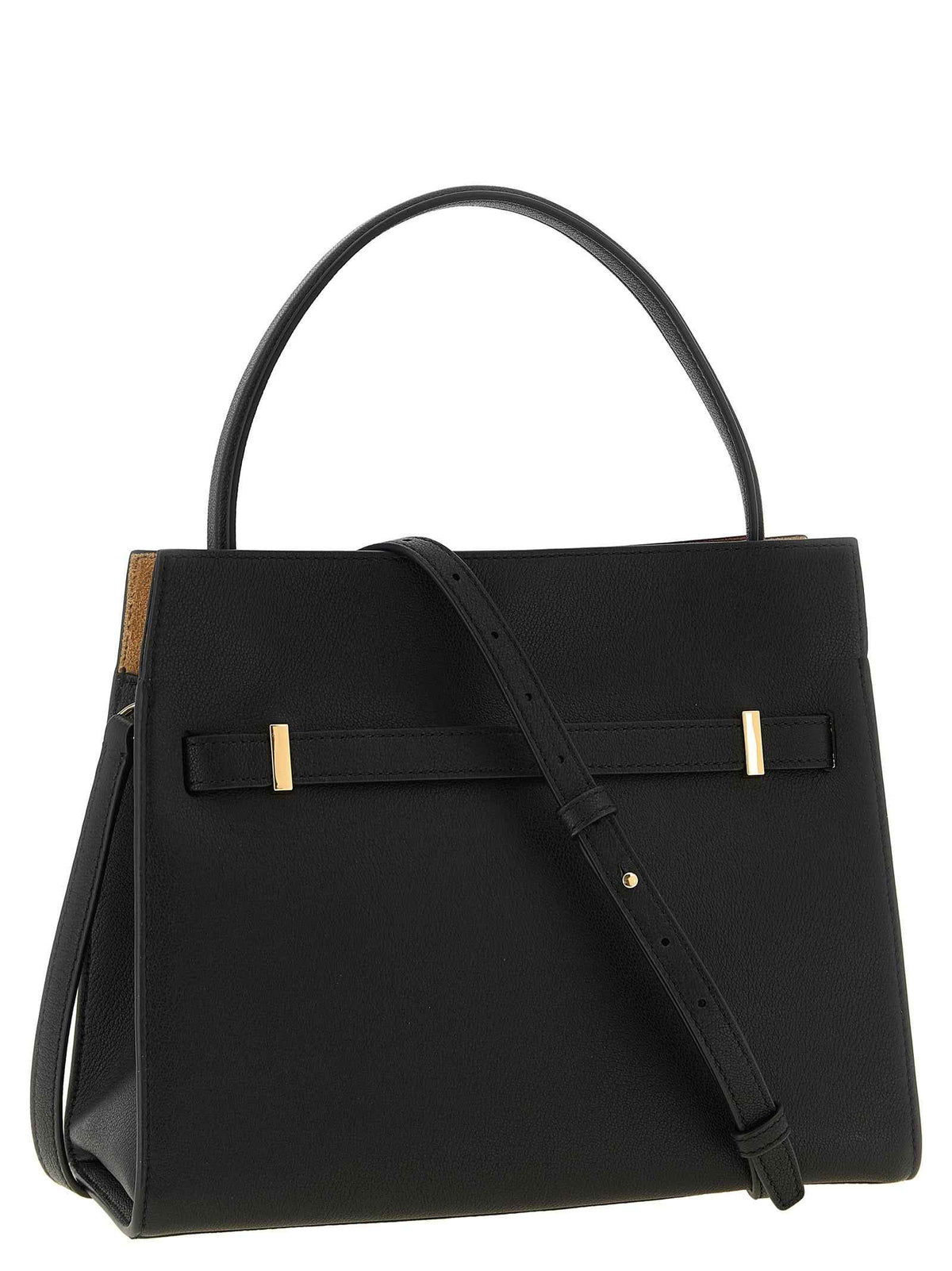 Tory Burch Black Lambskin Shoulder Bag