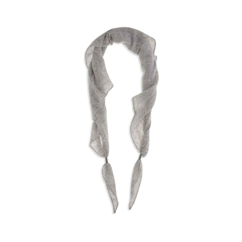 Brunello Cucinelli Gray Cashmere Foulard