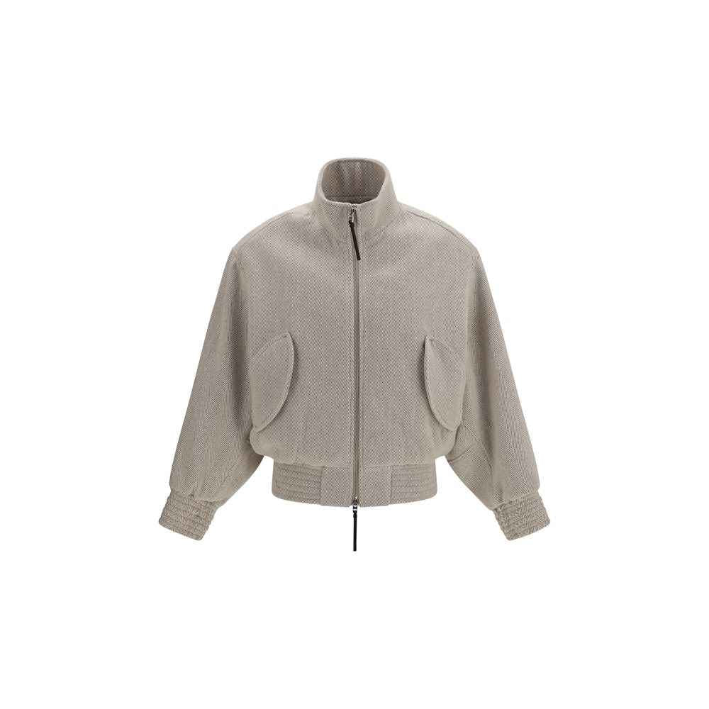 Jacquemus Beige Wool Oves Aries Bomber
