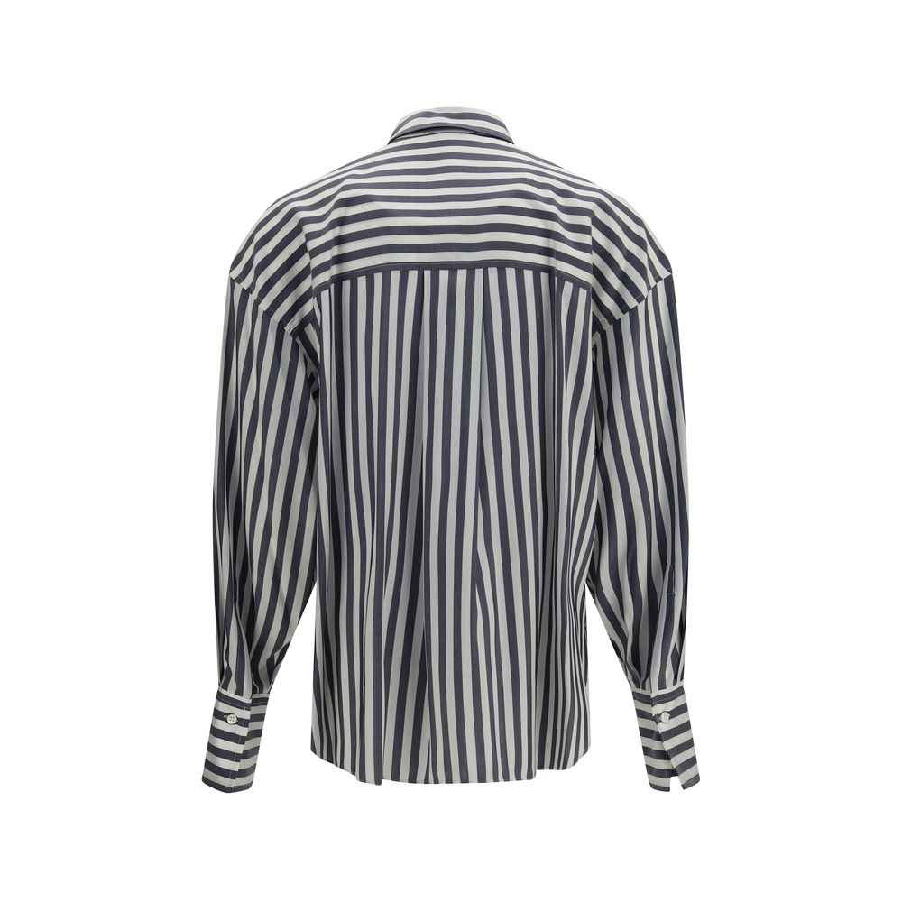 Brunello Cucinelli Multicolor Silk Shirt